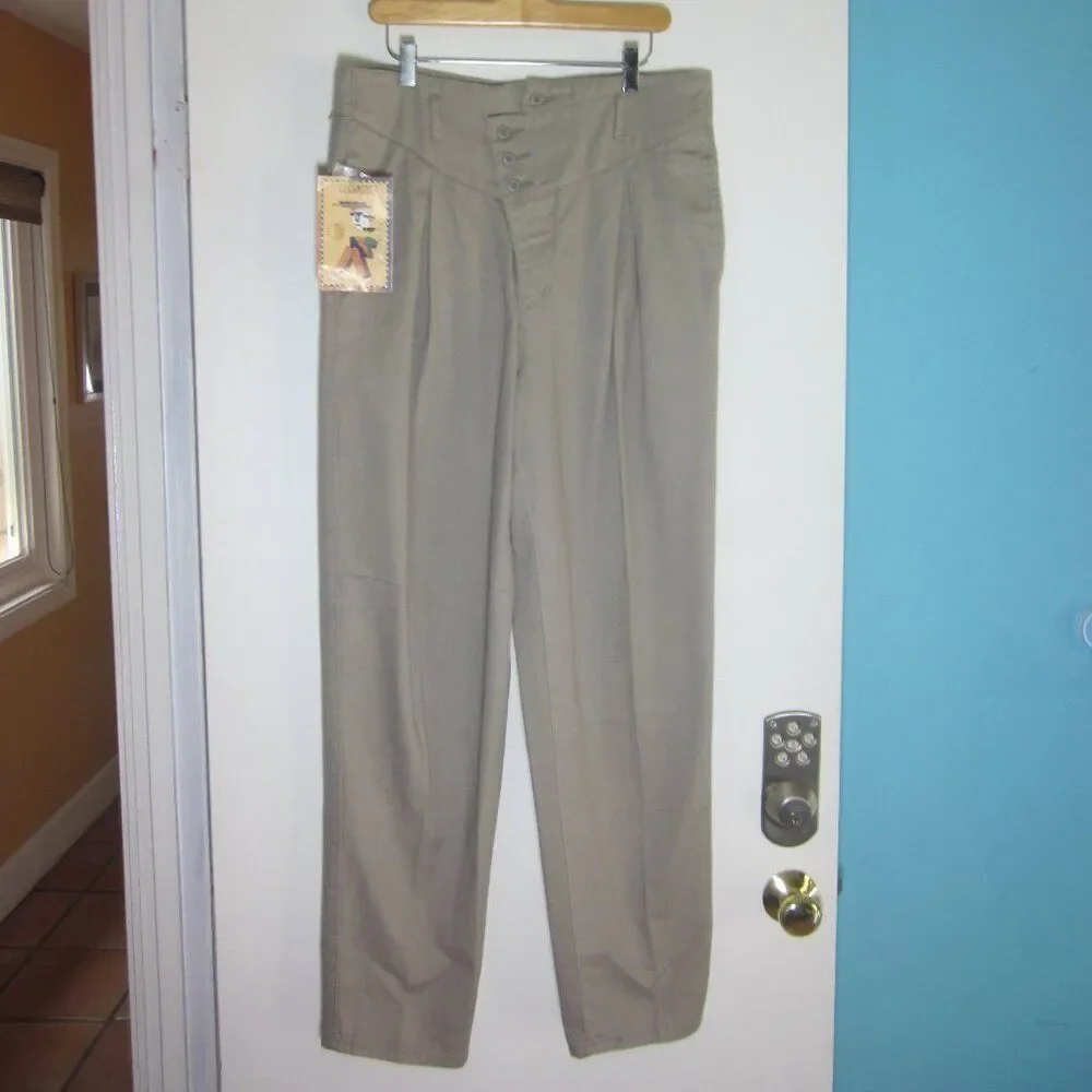Millers Outpost VINTAGE 1973 Mens Size 34 x 32 Pleat Front Chino Cotton Pants